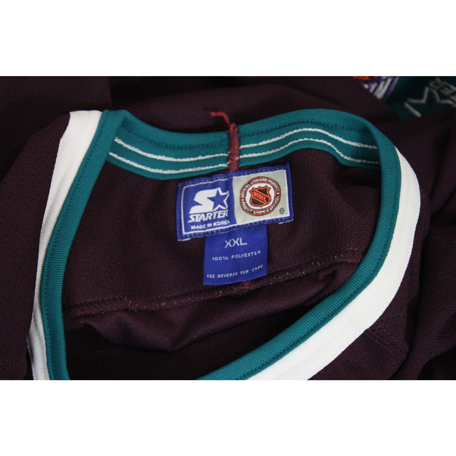 NFL Vintage 90s Starter Mighty Ducks Jersey Mens XXL NHL Anaheim Size US XXL / EU 58 / 5 - 9 Thumbnail