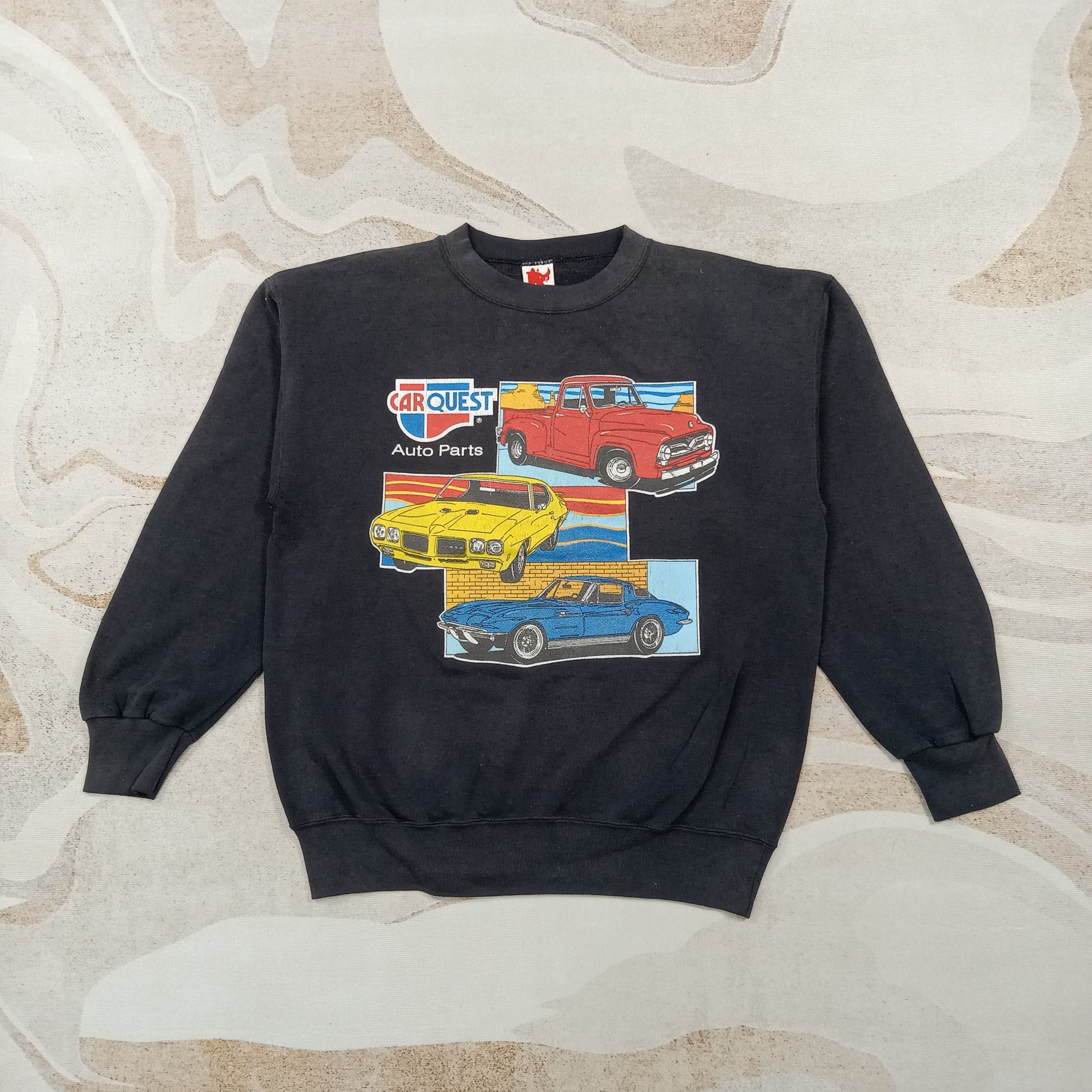 Vintage Vintage 90's Rugged Carquest Classic Sweatshirt C278N30 Size US L / EU 52-54 / 3 - 1 Thumbnail