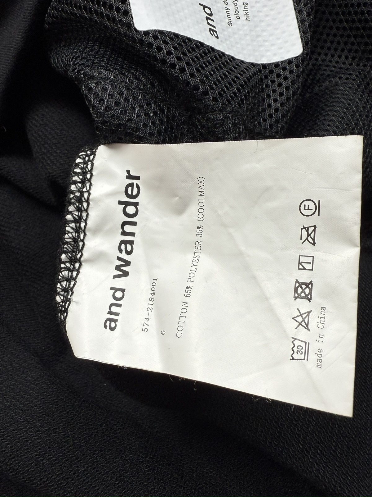 And Wander And Wander black logo hoodie size 6 jp Size US XL / EU 56 / 4 - 10 Thumbnail