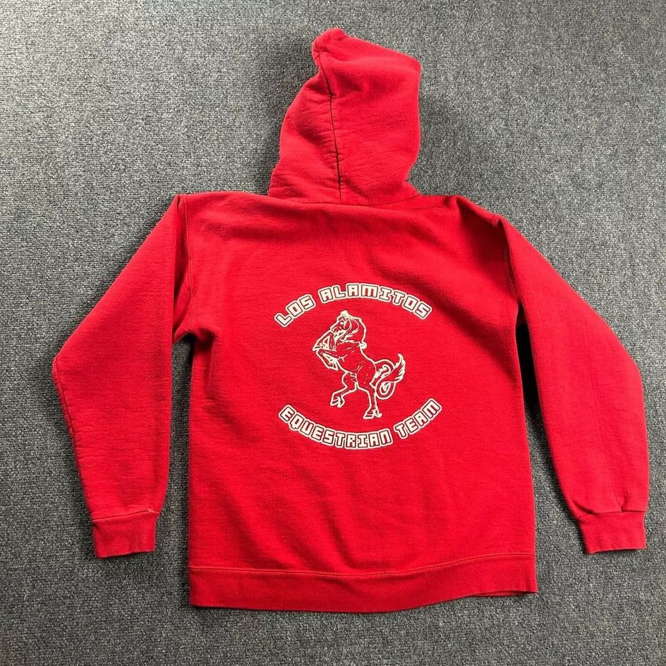 Hanes × Vintage Vintage Hanes Hoodie Small Pullover Los Alamitos Ultimate Size US S / EU 44-46 / 1 - 5 Thumbnail