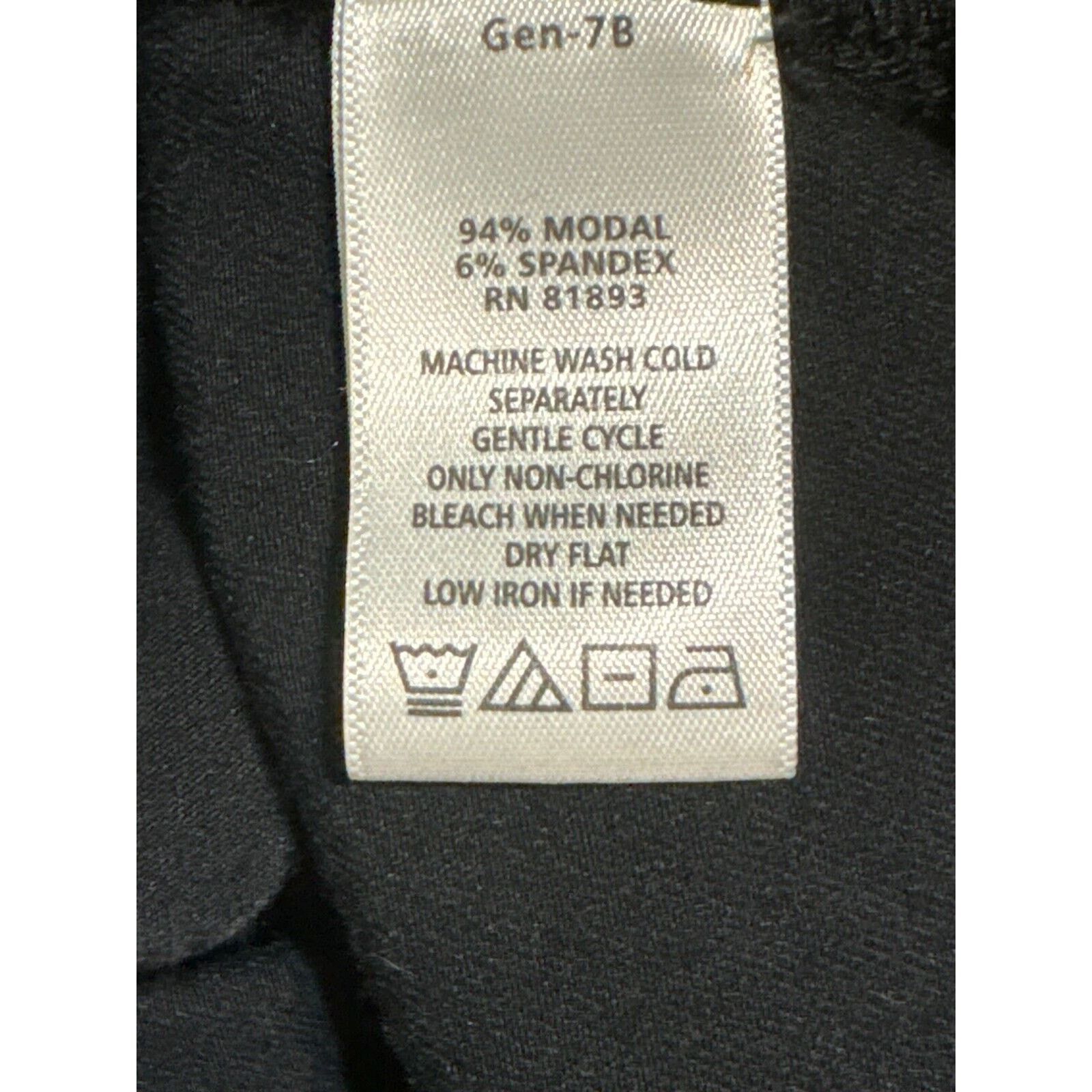Halston H by Halston Shirt Women's Medium Ultra Soft Tunic Black Size M / US 6-8 / IT 42-44 - 4 Thumbnail