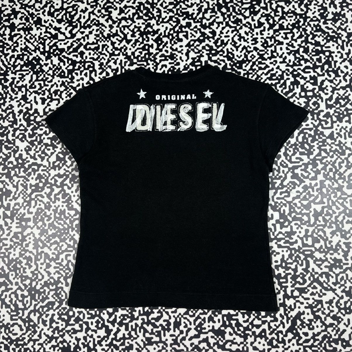 Diesel Vintage Y2K Diesel Japanese Style Big Logo Retro T-shirt Size L / US 10 / IT 46 - 3 Thumbnail