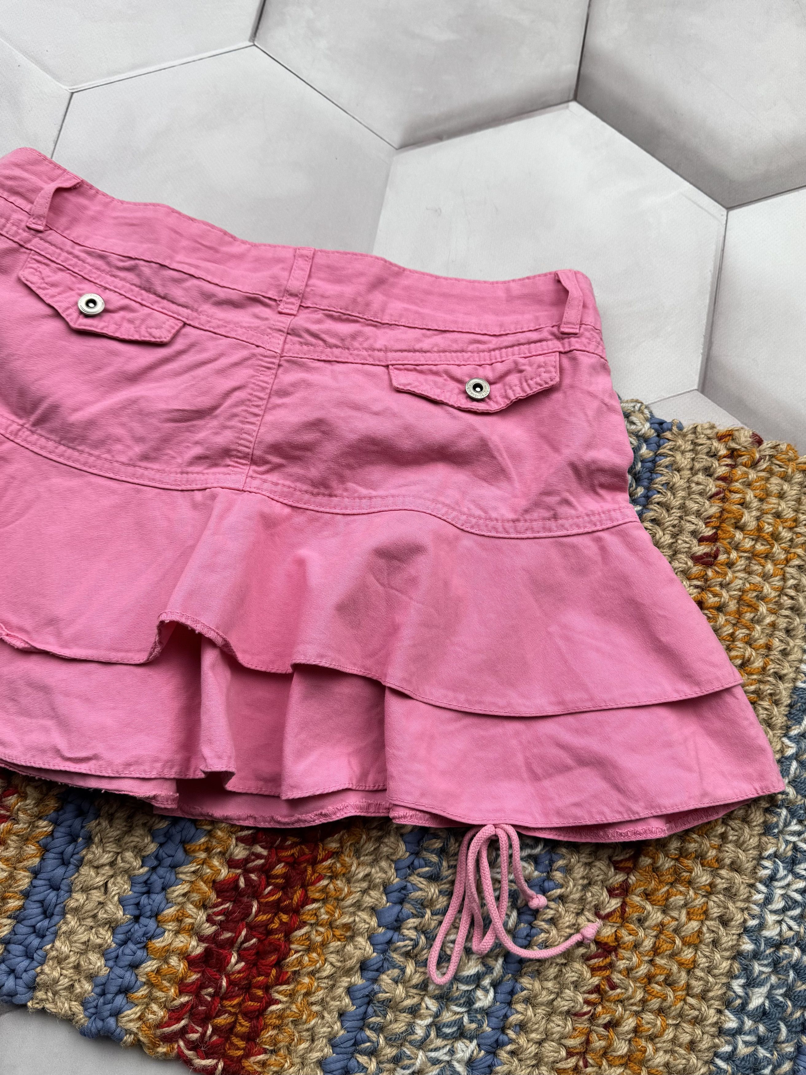 Vintage Vintage Flare Mini Skirt With Bondage (E4) Size 28" / US 6 / IT 42 - 8 Thumbnail