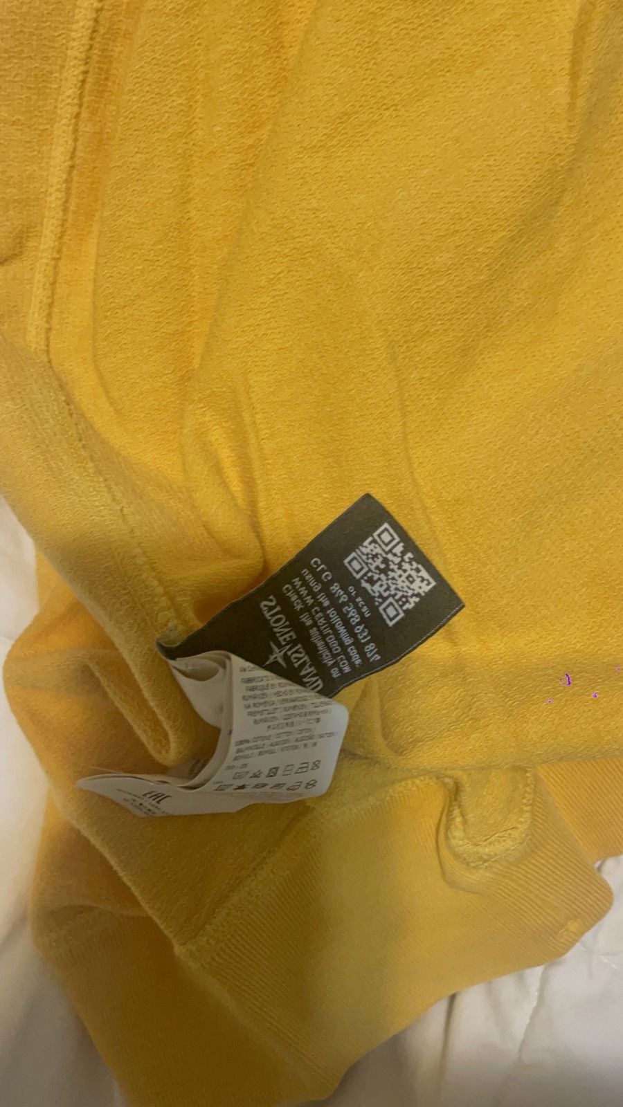 Stone Island Stone Island Yellow Lightweight Hoodie Large Size US L / EU 52-54 / 3 - 6 Thumbnail