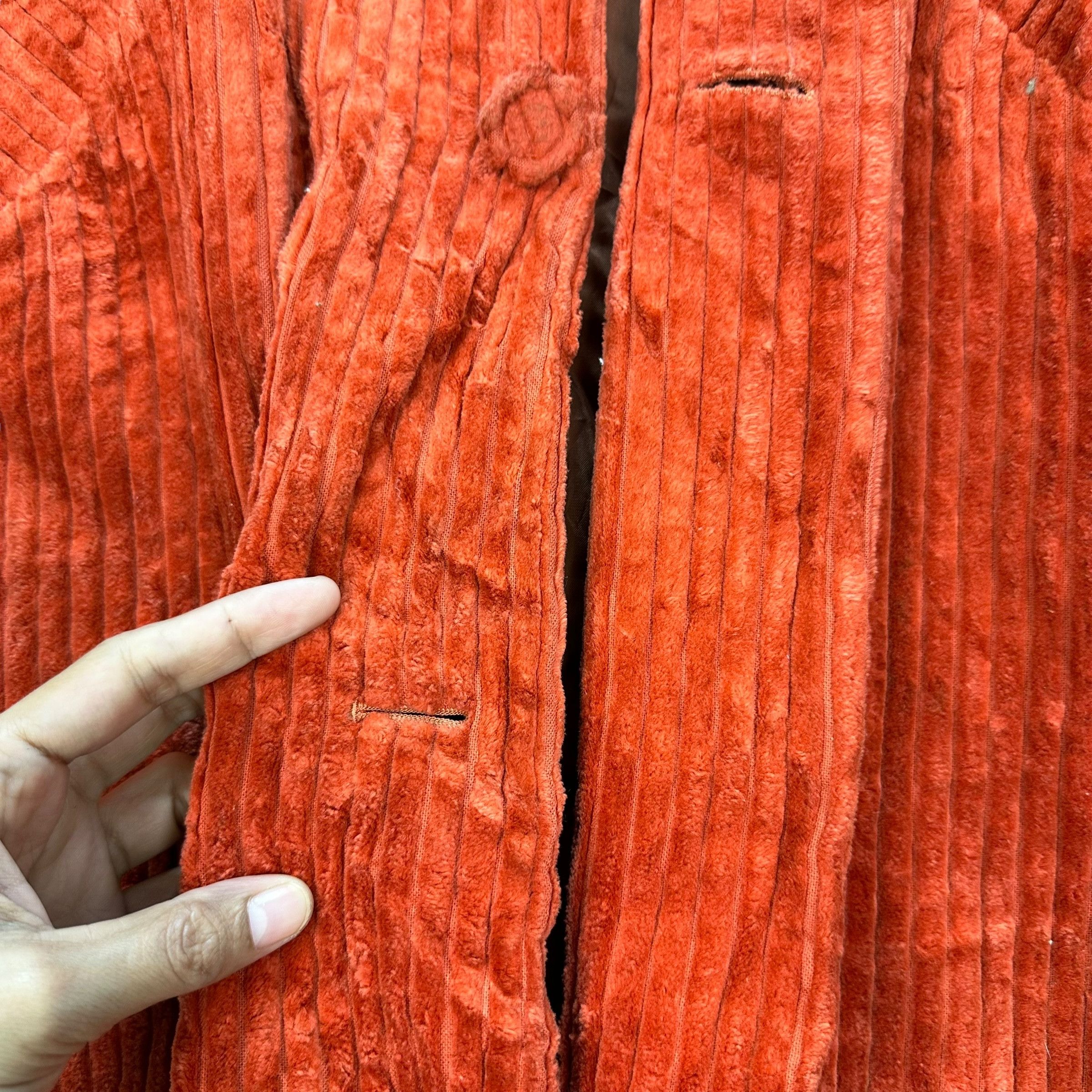 Hysteric Glamour Hysteric Glamour Orange Corduroy Overcoat #A20-0471 Size US M / EU 48-50 / 2 - 8 Thumbnail