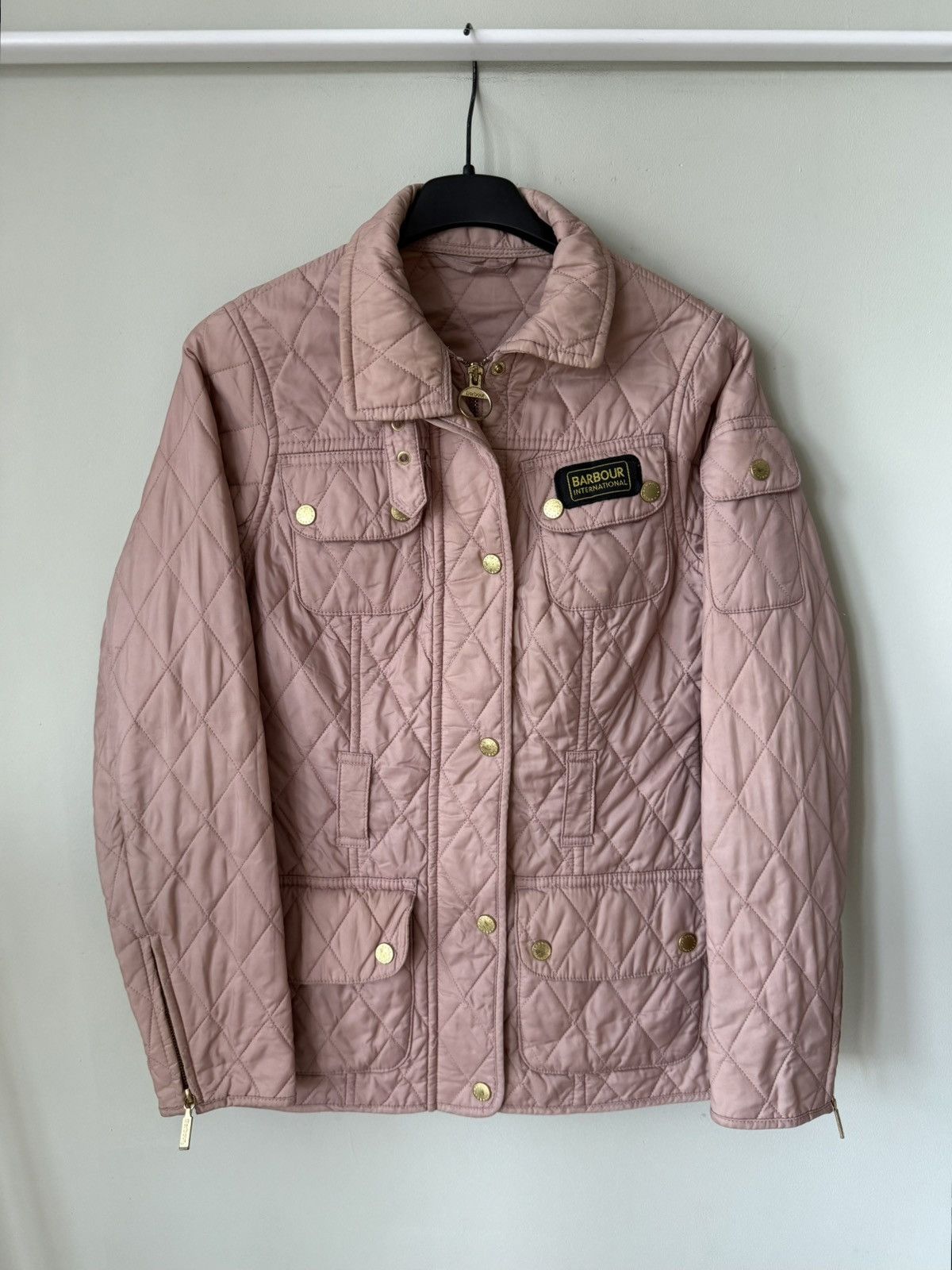 Barbour Barbour International Quilted jacket vintage light pink Size XS / US 0-2 / IT 36-38 - 2 Thumbnail