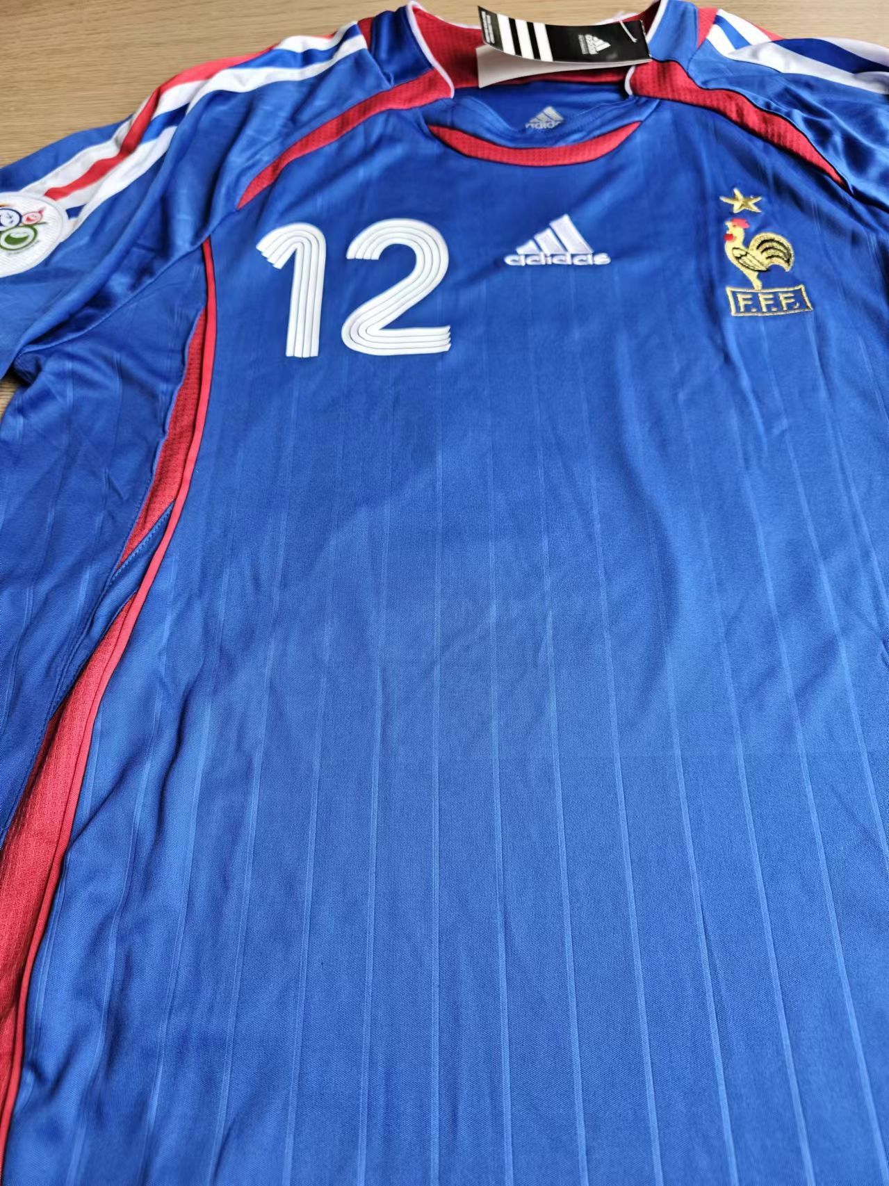 Other 2006 World Cup France 12 Thierry Henry Jersey Home Size US M / EU 48-50 / 2 - 3 Thumbnail