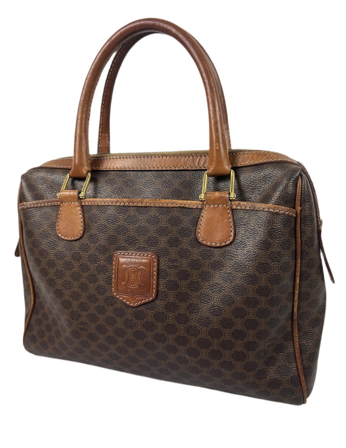 Celine Celine Macadam Leather Hand Bag Size ONE SIZE - 1 Thumbnail