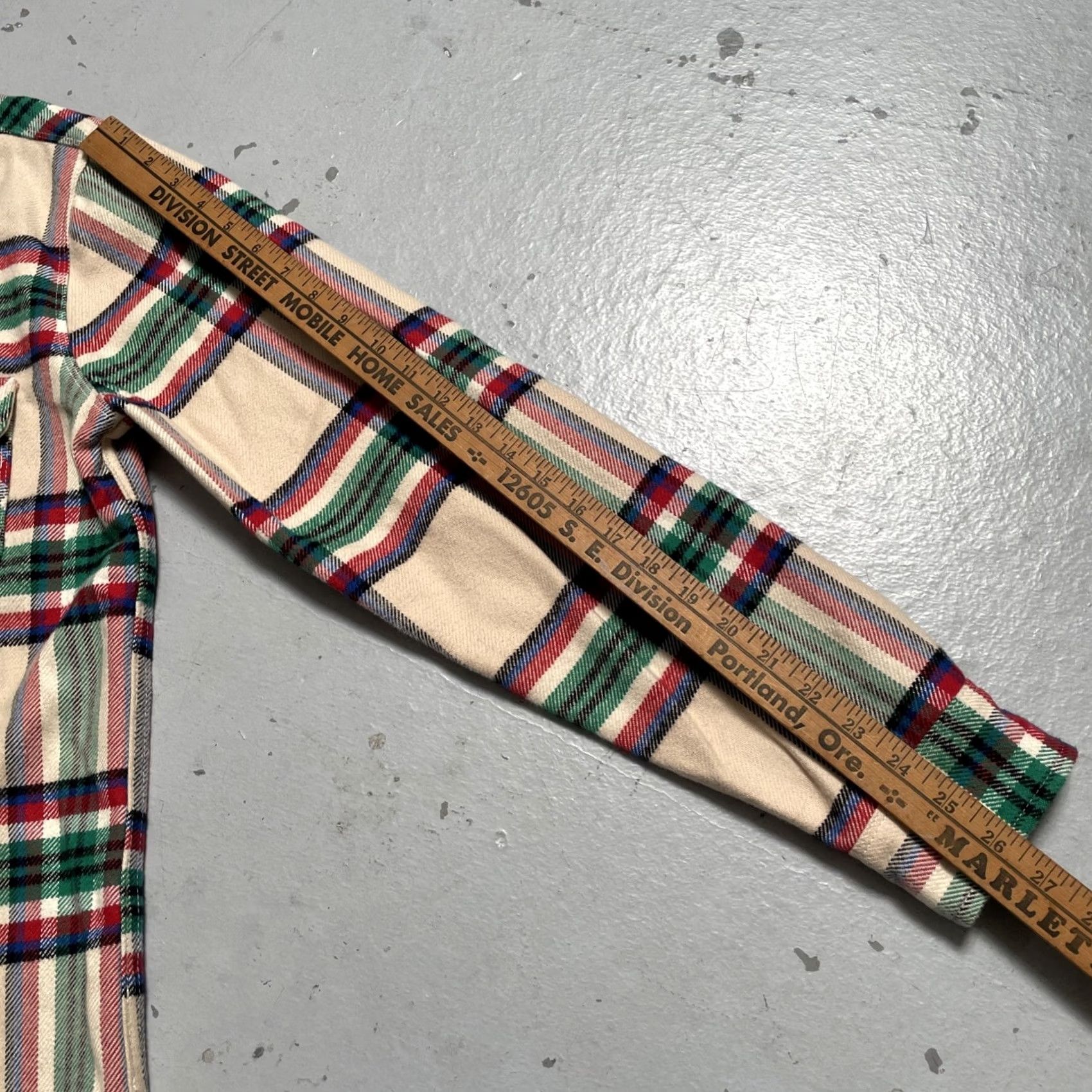 Freenote Cloth Freenote Cloth Shirt Heavy Flannel Plaid Woven Japanese Cotton Made USA M EUC Size US M / EU 48-50 / 2 - 6 Thumbnail