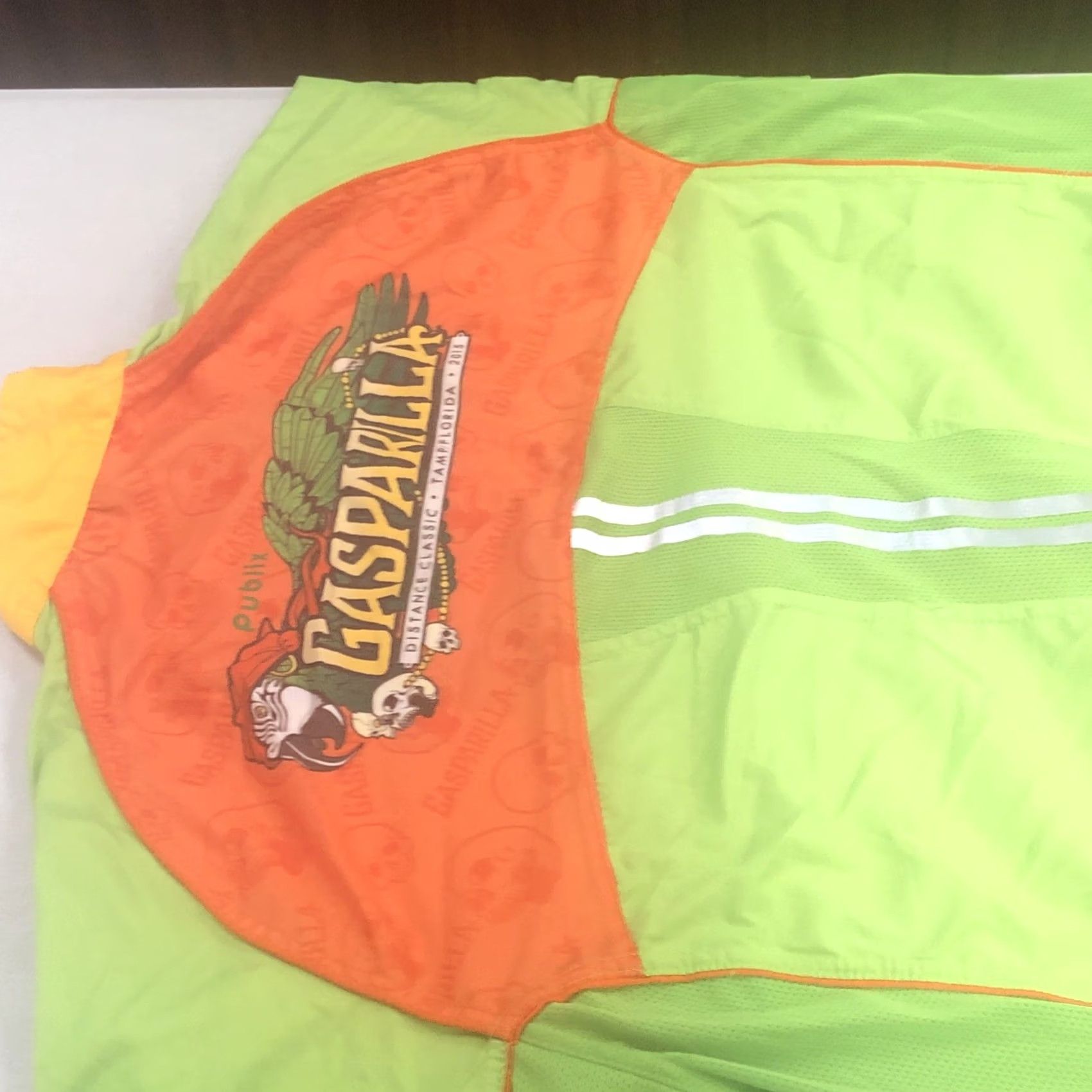 Jordan Brand VINTAGE XL Leslie Jordan Michelin Ultra Publix 2015 Gasparilla Men Windbreaker Jacket Size US XL / EU 56 / 4 - 3 Thumbnail