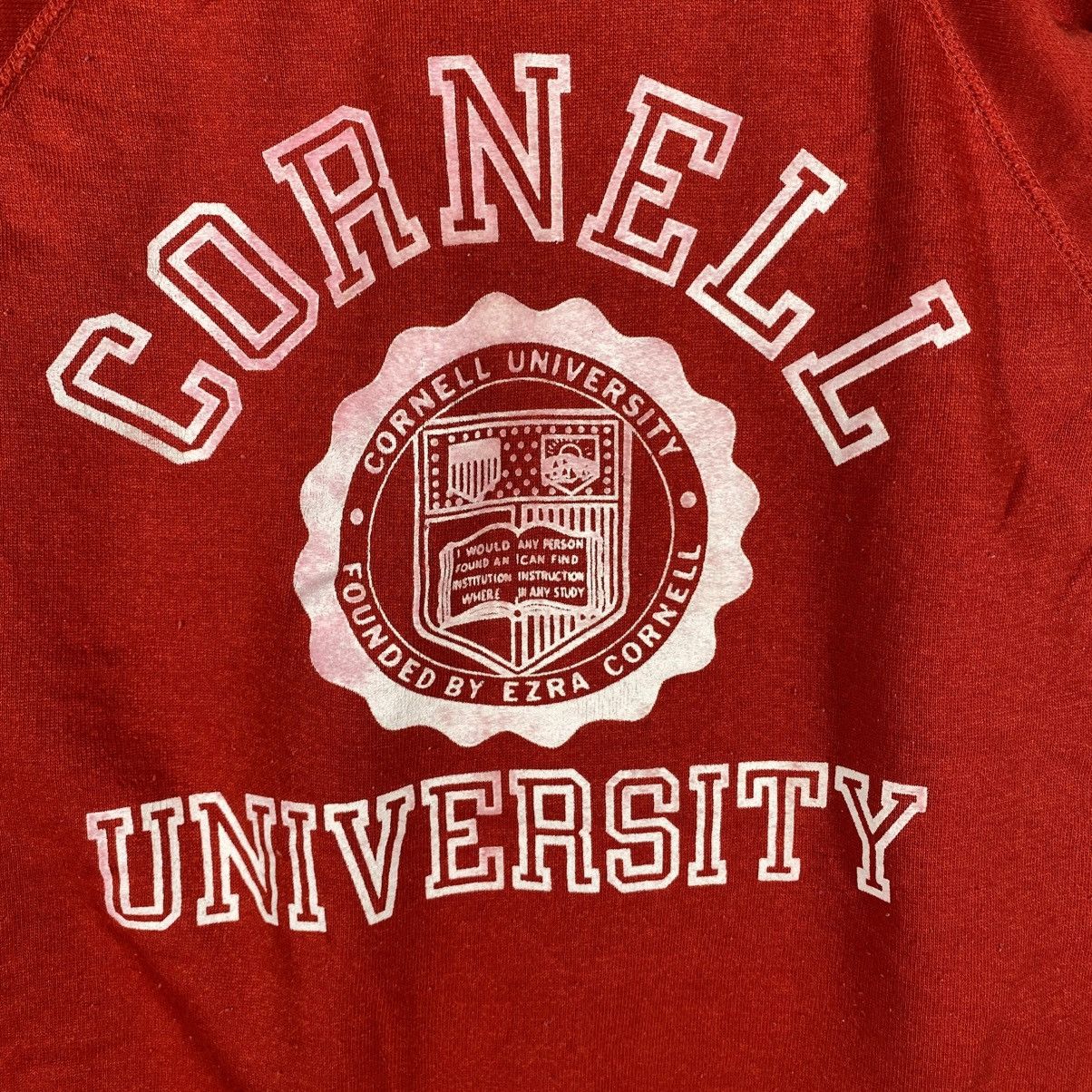 Vintage Vintage 80's CORNELL UNIVERSITY Logo Crewneck Sweatshirt Size US M / EU 48-50 / 2 - 2 Thumbnail