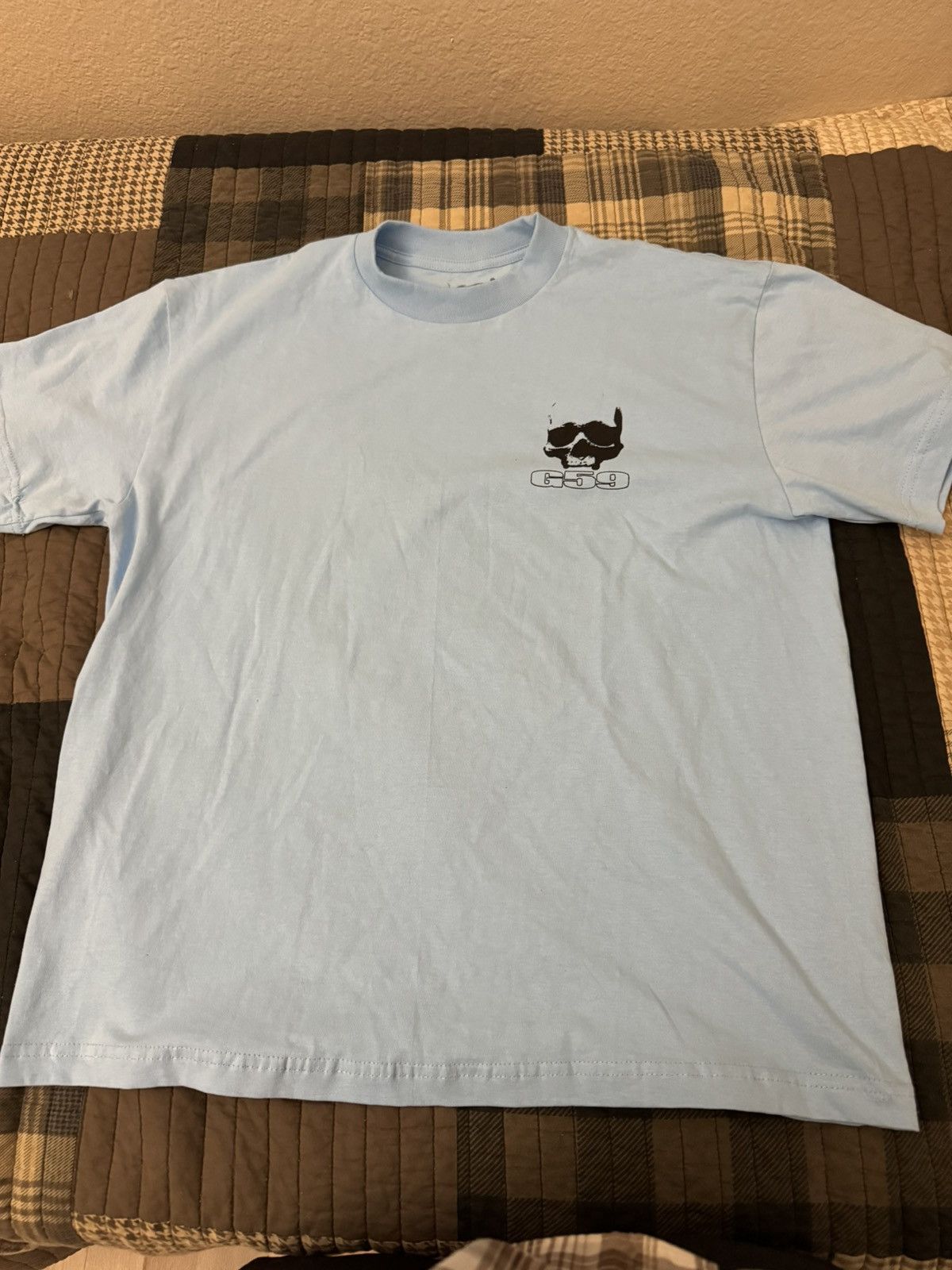 G59 Records $uicideboy$ Grey Day 2024 Light Blue Essentials Tee Large Size US L / EU 52-54 / 3 - 1 Thumbnail