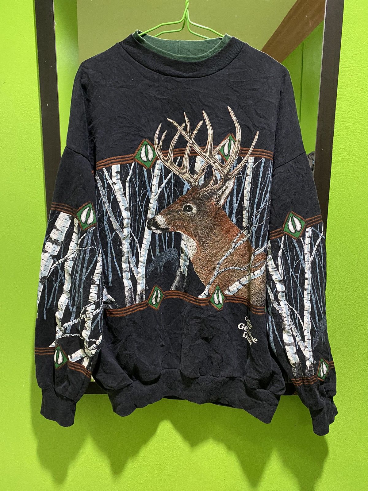 Vintage Vintage ‘90s Artisans AOP Wildlife Crewneck Sweatshirt Size US XL / EU 56 / 4 - 1 Thumbnail