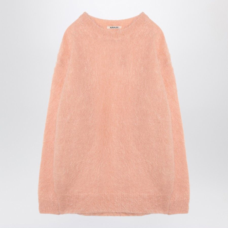 Auralee o1d2blof0725 Wool Jumper Sweater in Pink Size US XL / EU 56 / 4 - 1 Thumbnail
