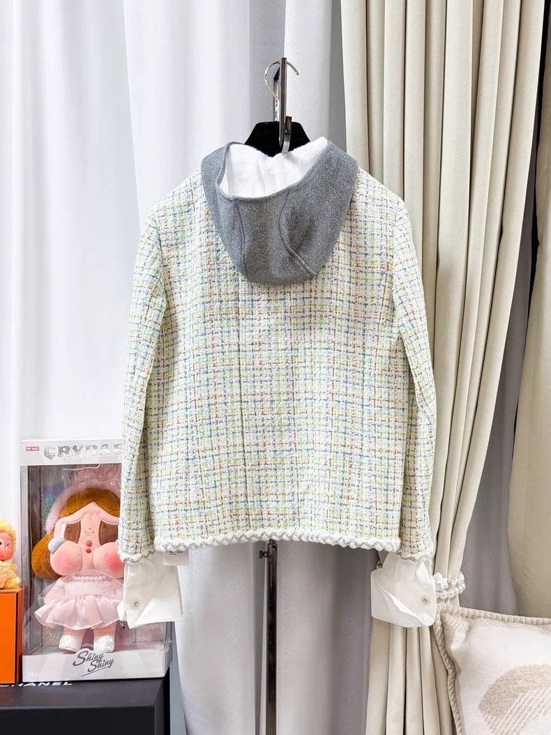 Chanel Chanel Coarse tweed colorful plaid rolled edge four-pocket Size XS / US 0-2 / IT 36-38 - 3 Thumbnail