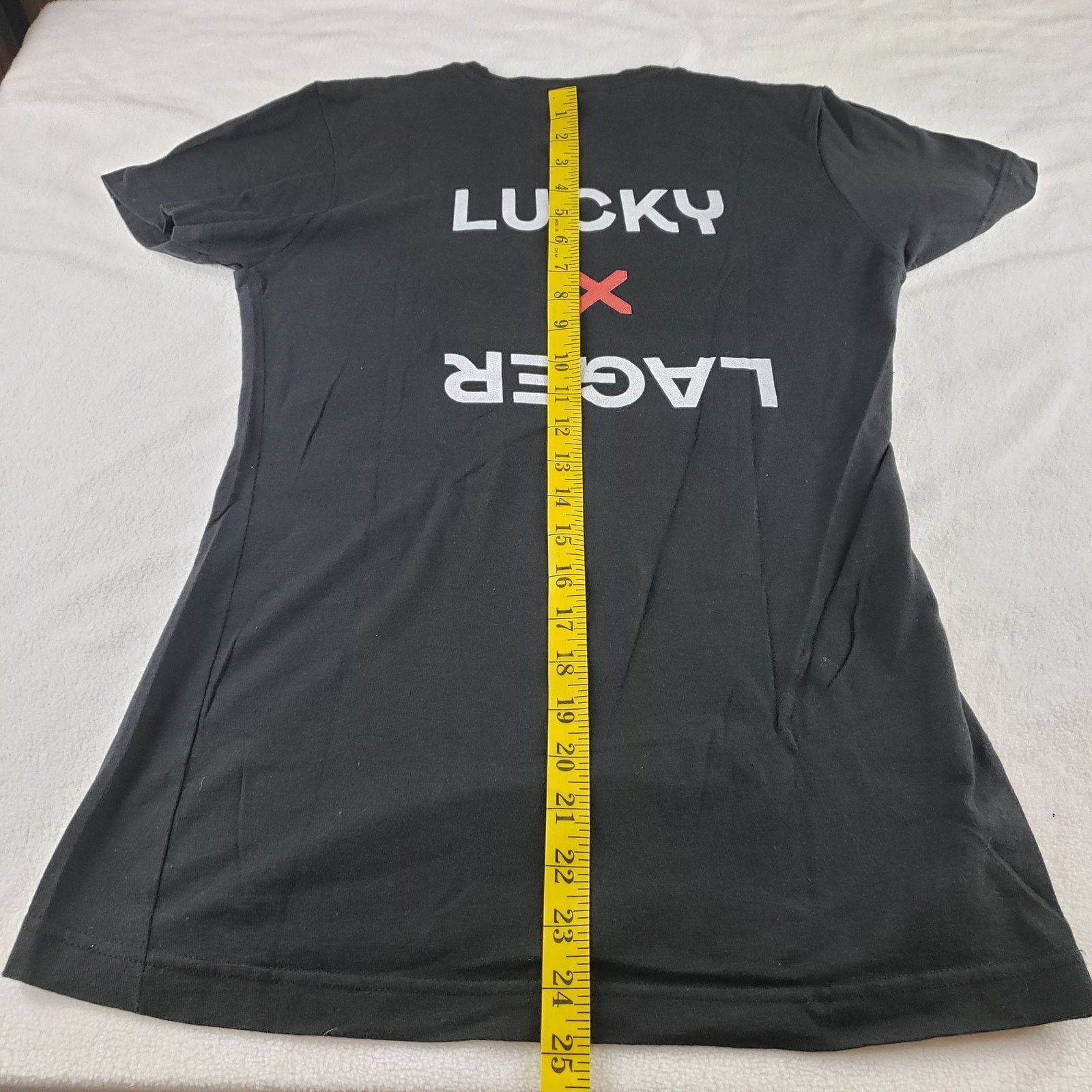 Upper Playground Upper Playground Shirt Womens Small Lucky Lager Black Size S / US 4 / IT 40 - 5 Thumbnail