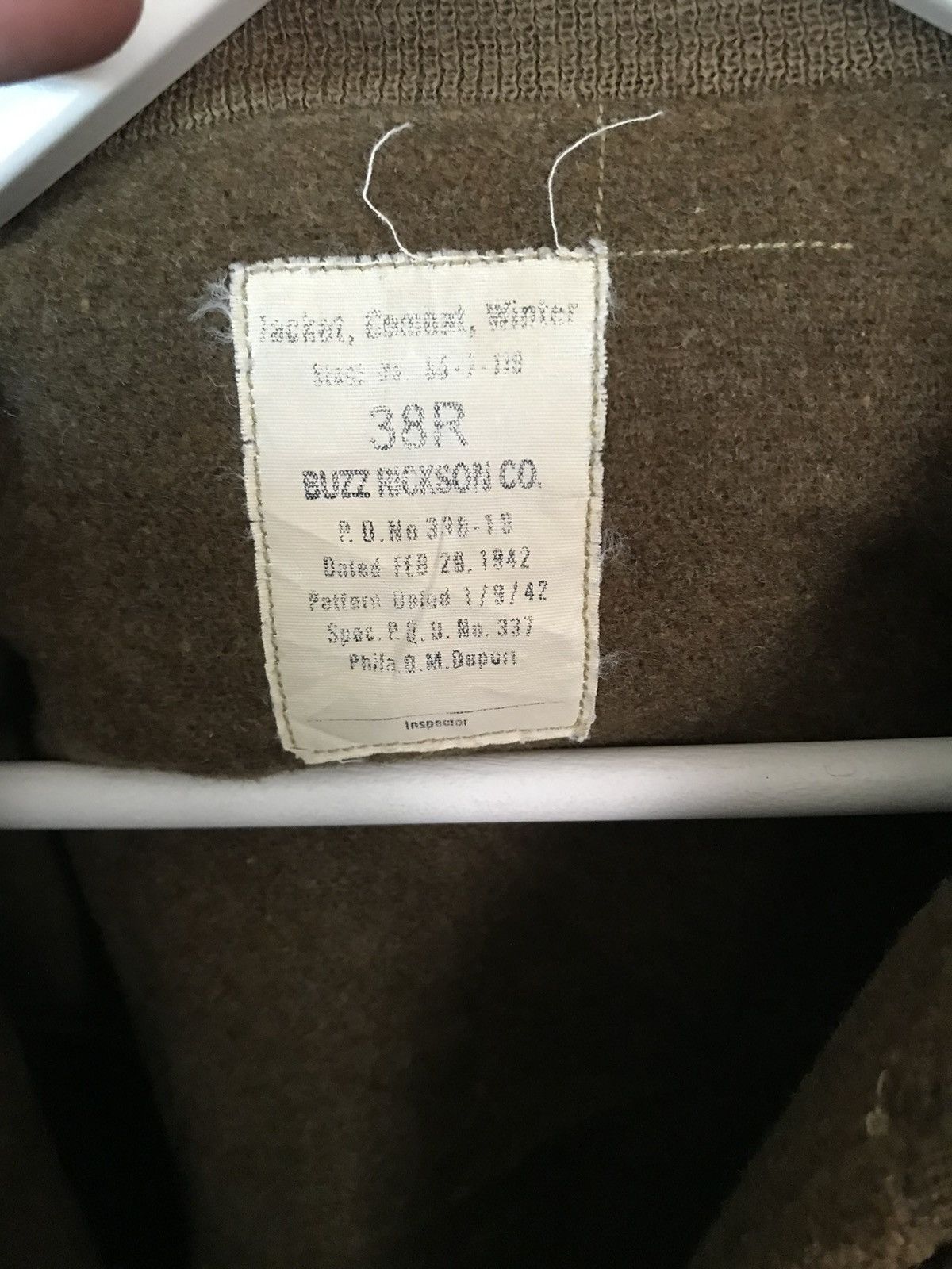 Buzz Rickson's BUZZ RICKSON’S TAXI DRIVE FLIGHT JACKET 38R Size US M / EU 48-50 / 2 - 4 Thumbnail