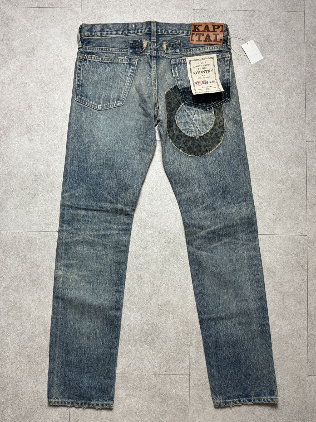 Kapital × Kapital Kountry Kapital Kountry Corduroy Patch Boro Jeans Size US 30 / EU 46 - 2 Thumbnail