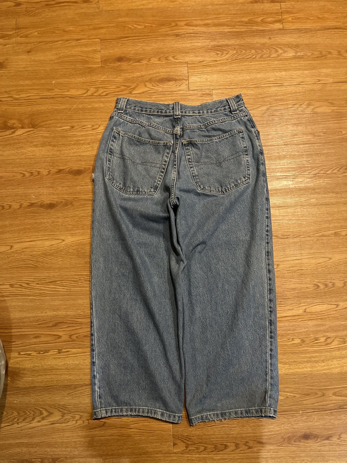 Vintage Anchor Blue Jeans Baggy Mens 32 32 Denim Pants
