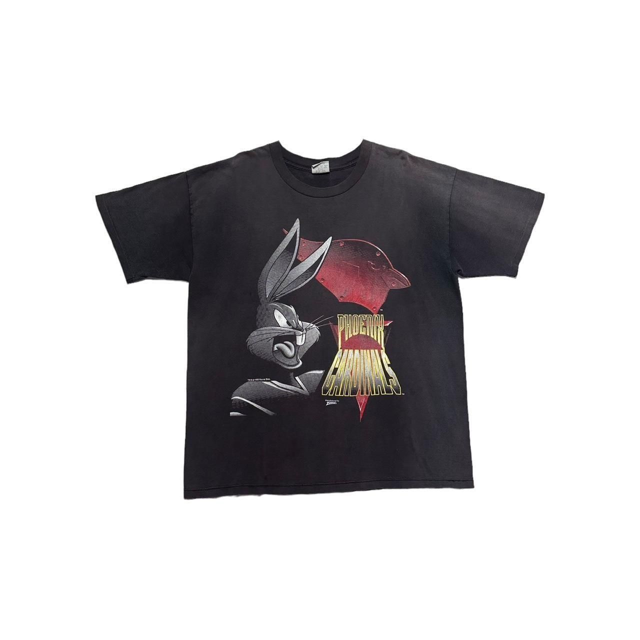 NFL × Vintage Vintage Phoenix Cardinals Bugs Bunny T-Shirt Size US XL / EU 56 / 4 - 1 Thumbnail