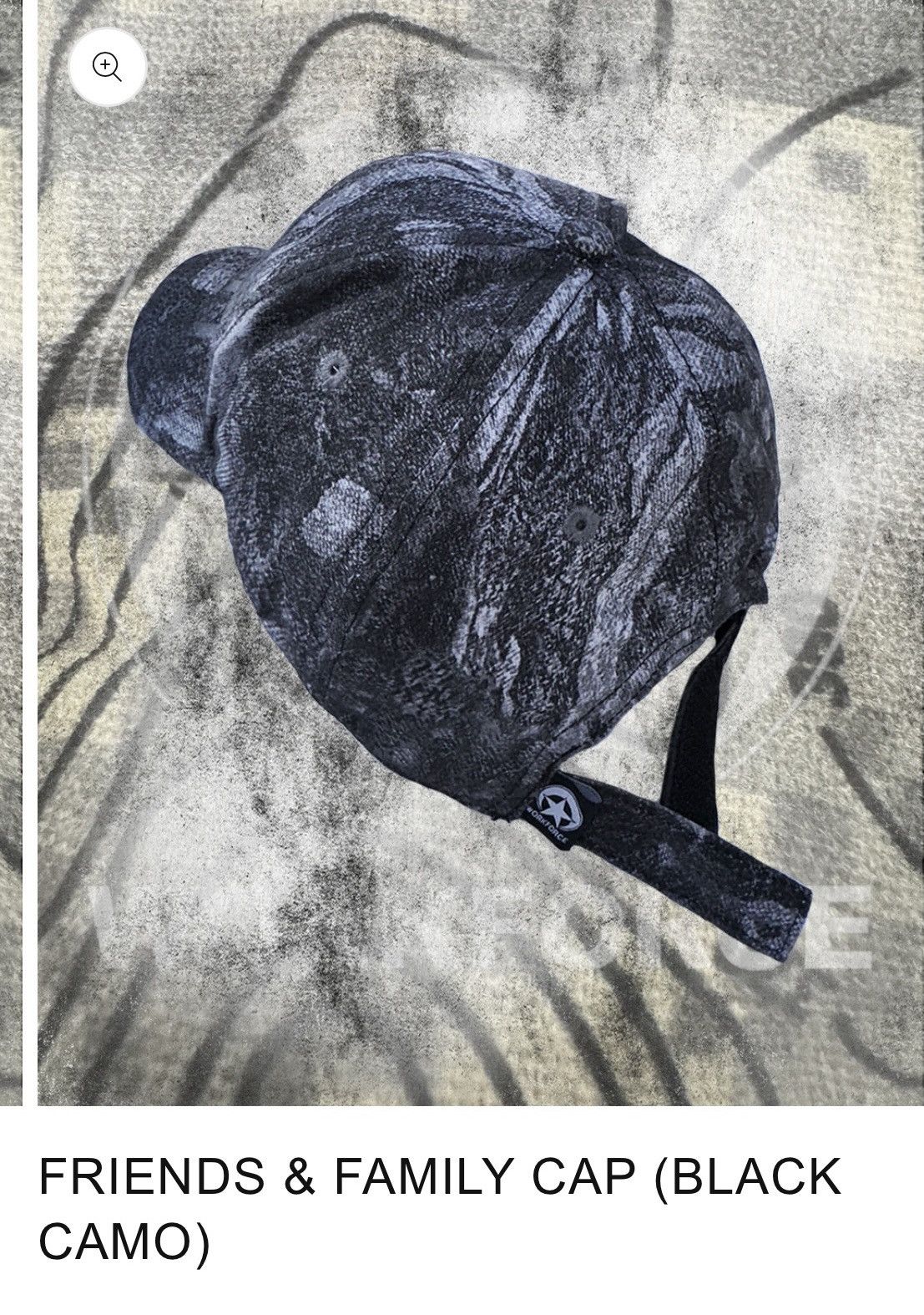 STAFF WORKFORCE Friends & Family Cap (Black Camo) Size ONE SIZE - 2 Thumbnail