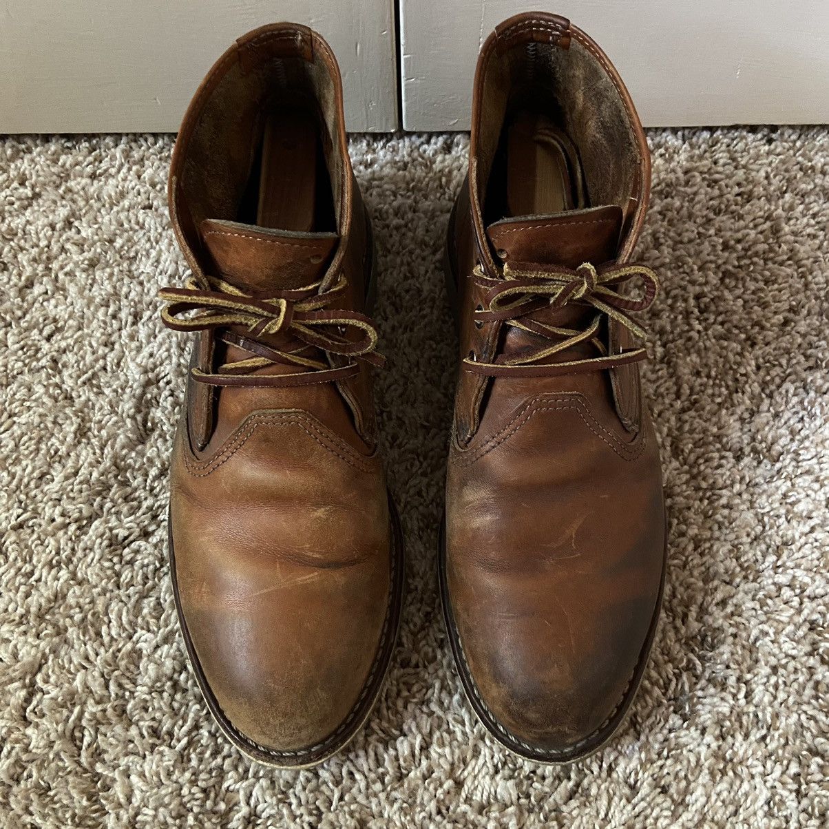 Red Wing Red Wing Style 3140 Heritage Work Chukka Brown Leather Boots Size US 9 / EU 42 - 2 Thumbnail