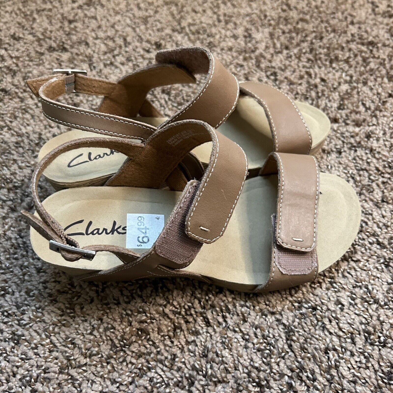 Clarks Clarks Women's Alto Disco Size 6M Beige - NWOB #65195 Size US 6 / IT 36 - 2 Thumbnail