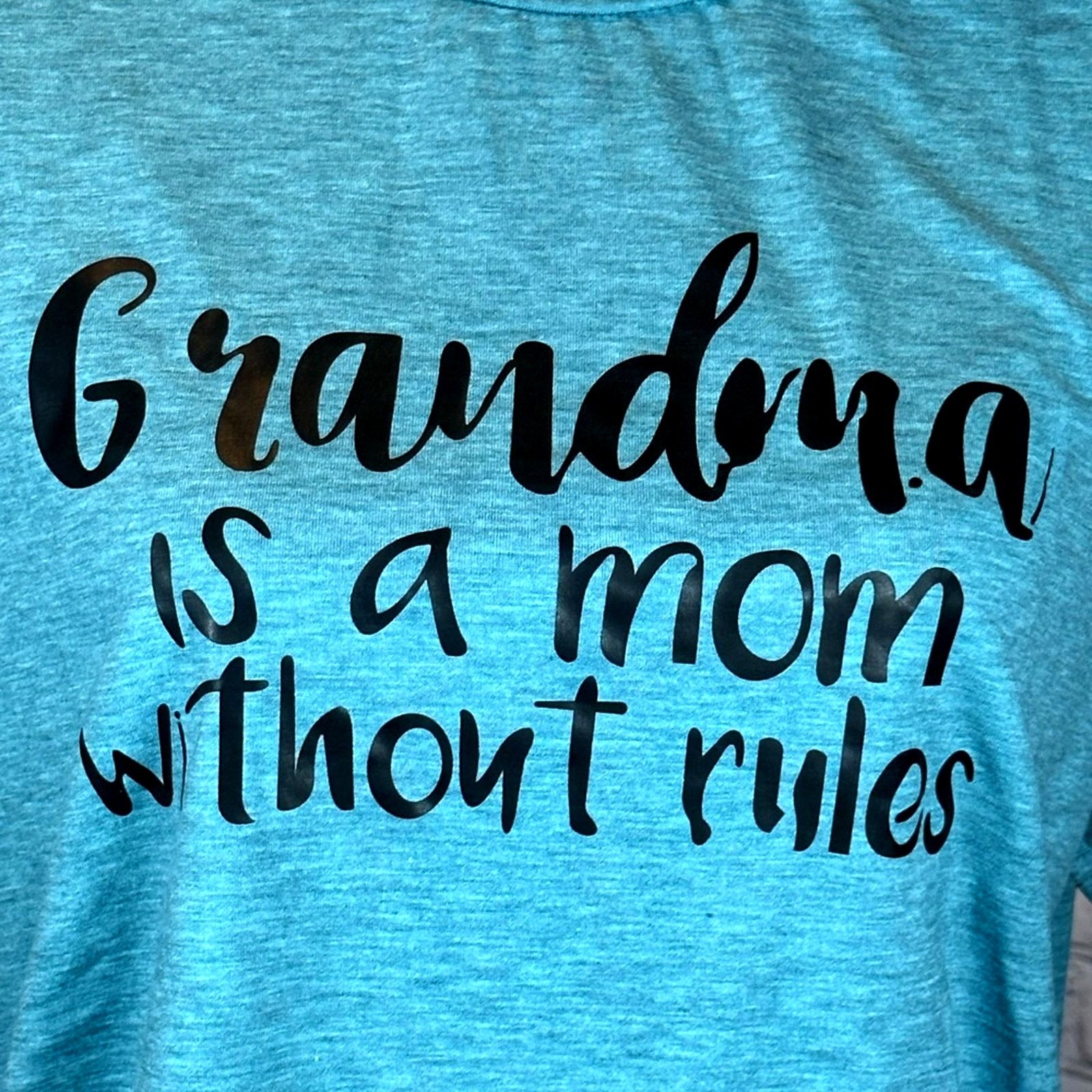 Other "Grandma is a Mom Without Rules" Graphic Tee Blue XL(12) Size XL / US 12-14 / IT 48-50 - 8 Thumbnail