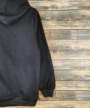 Vintage Vintage New Era Black Hoodie Sweatshirts Size US M / EU 48-50 / 2 - 10 Thumbnail