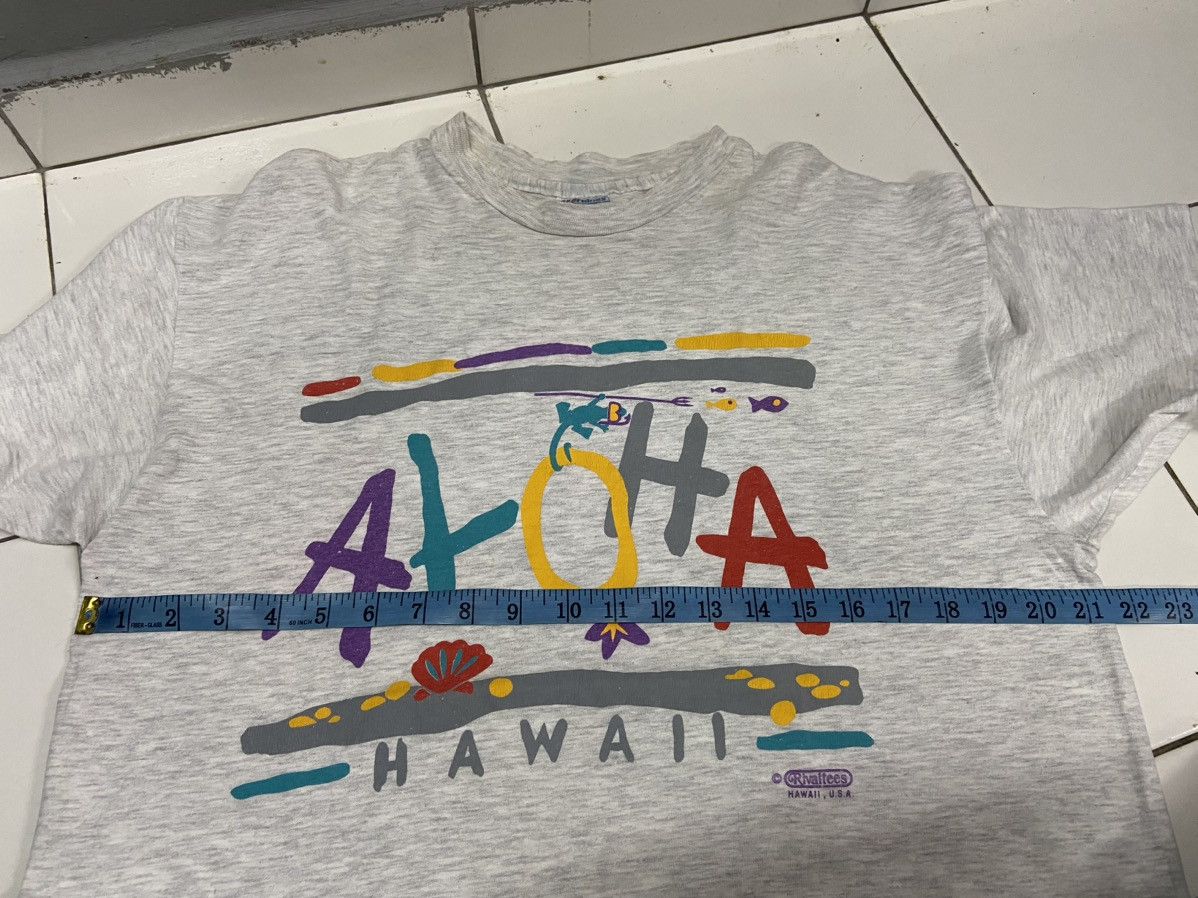Hanes VINTAGE HAWAII ALOHA RIVAL TEES HAWAII USA TEE SHIRT Size US L / EU 52-54 / 3 - 9 Thumbnail