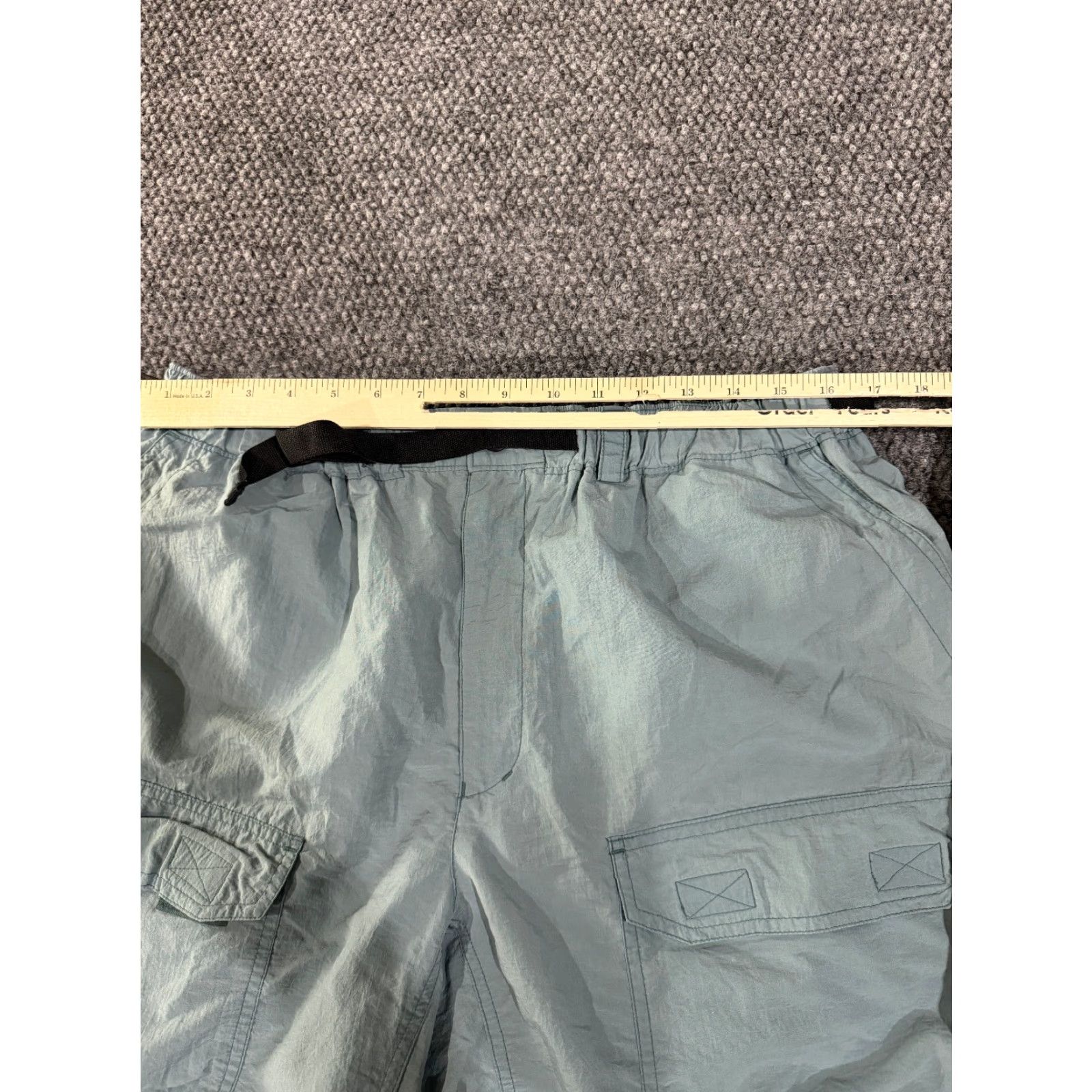 Vintage REI Cargo Shorts Mens XL Blue Lightweight Outdoor Hiking Utility Belted Mens XL Cargo Shorts Blue Lightweight Outdoor Hiking Belted REI Size US 36 / EU 52 - 3 Thumbnail