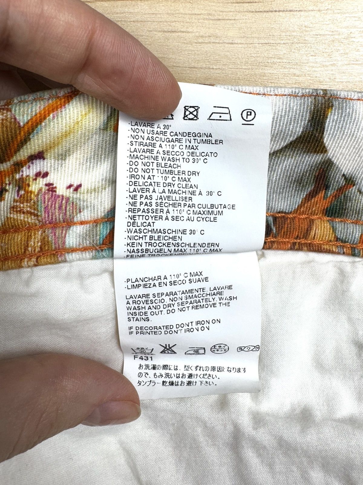 Just Cavalli Just Cavalli Multicolor Floral And Python Print Fit Jeans Size 27" / US 4 / IT 40 - 15 Thumbnail