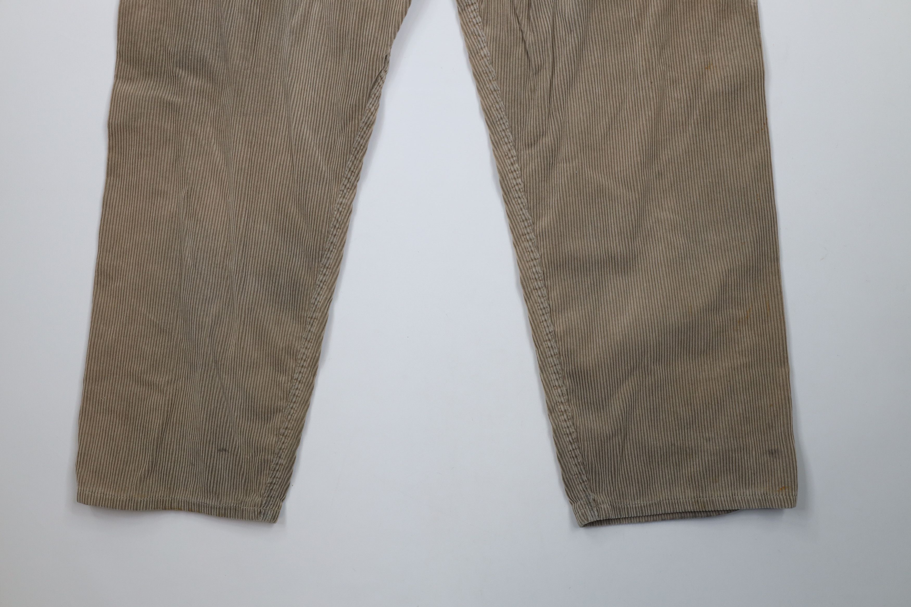 Levi's × Vintage Vintage 90s Levis 565 Loose Fit Wide Leg Corduroy Pants USA Size US 36 / EU 52 - 14 Thumbnail