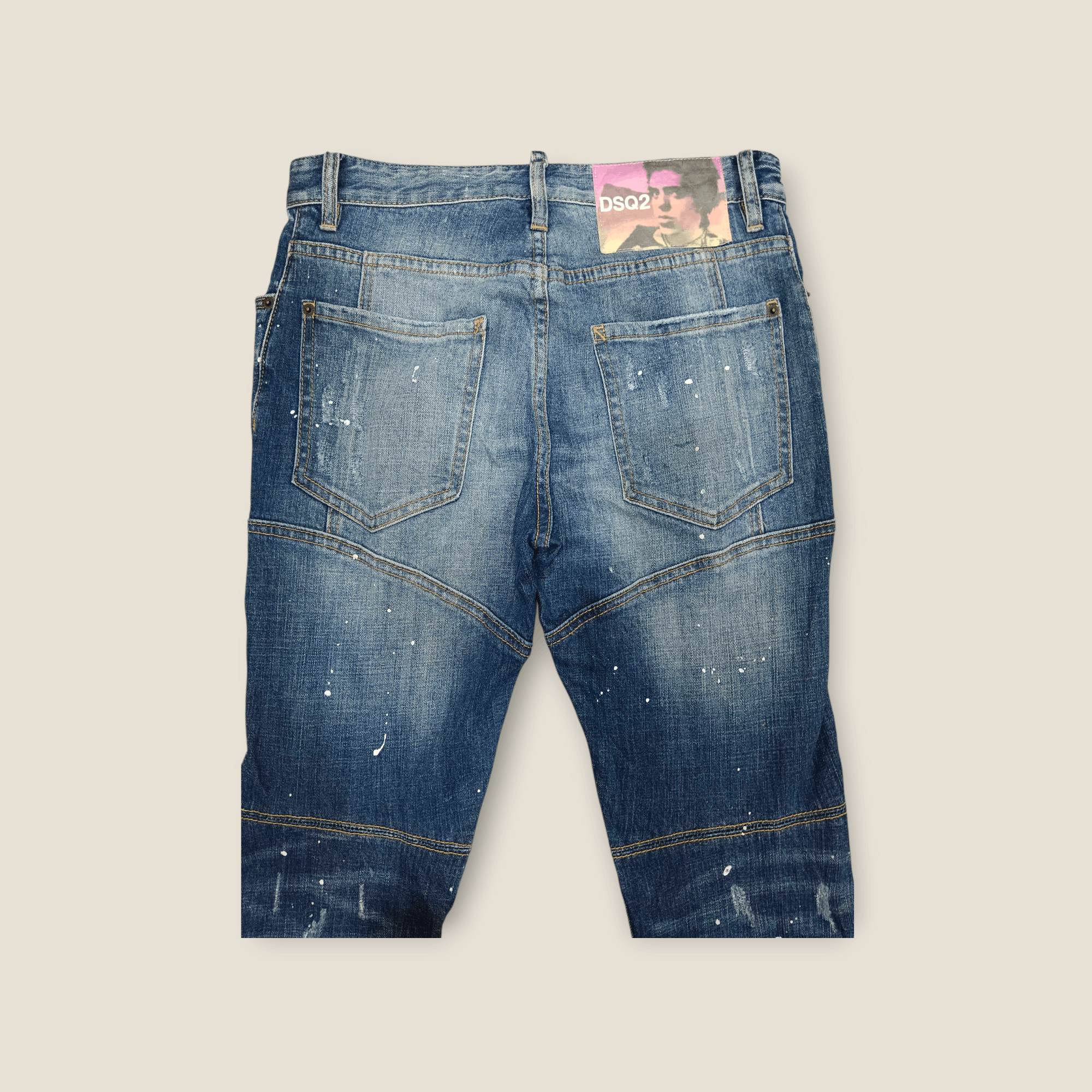 Dsquared2 Dsquared2 Distressed Patches Splashes Slim Jeans Size US 30 / EU 46 - 5 Thumbnail