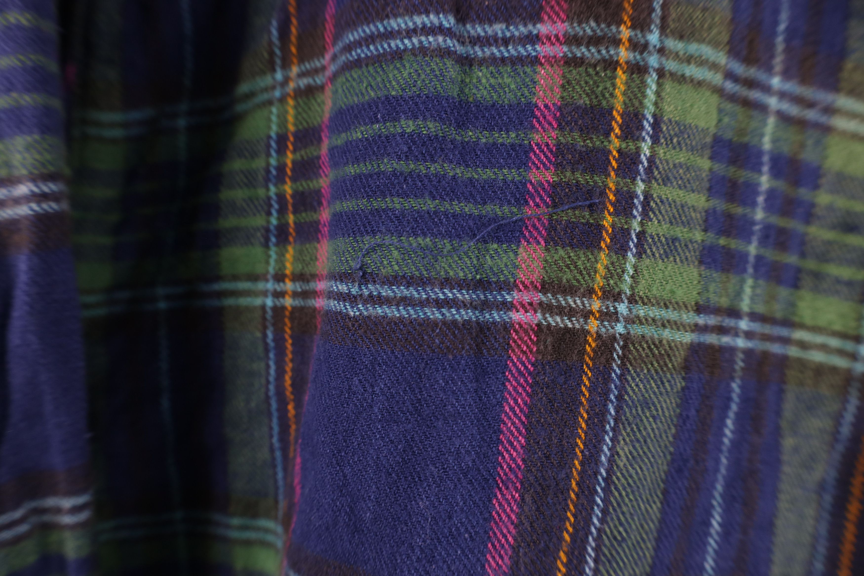 Vintage Vintage 90s Streetwear Rainbow Plaid Flannel Button Shirt Size L / US 10 / IT 46 - 6 Thumbnail