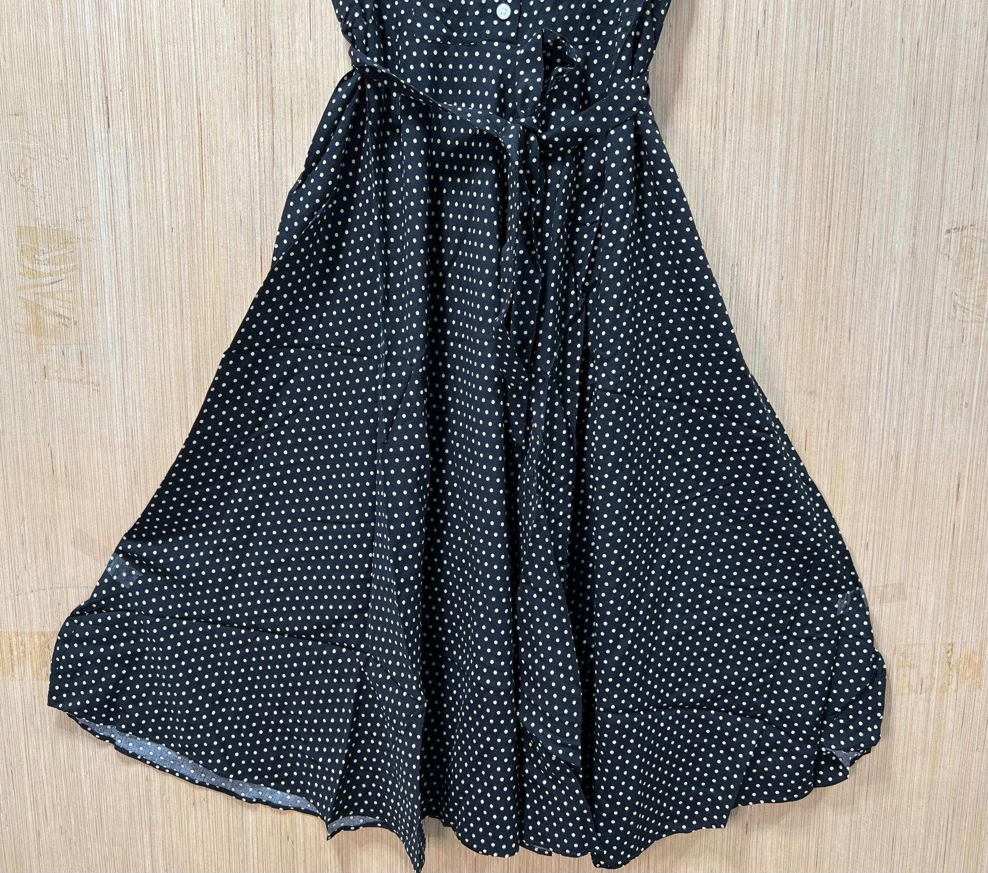 Chaps Chaps- Women's Casual Bohemian Midi Dress V-Neck With Wavy S Size S / US 4 / IT 40 - 14 Thumbnail