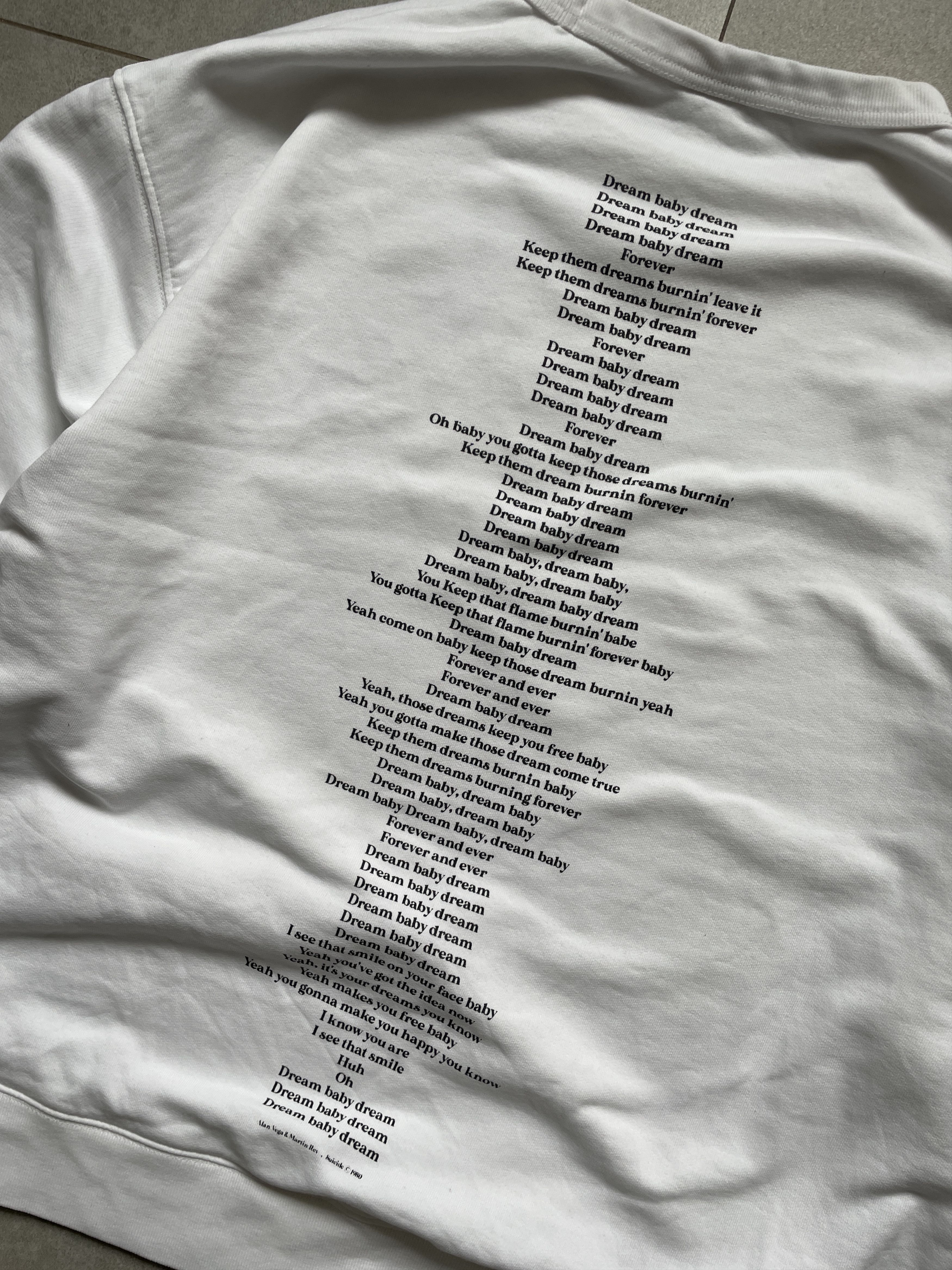 Dries Van Noten DRIES VAN NOTEN DREAM BABY DREAM WHITE AW22 CREWNECK Size US L / EU 52-54 / 3 - 4 Thumbnail