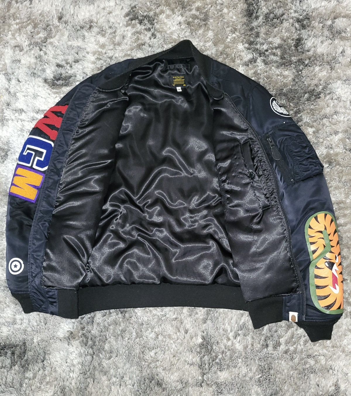 Bape Shark MA-1 Jacket Size US M / EU 48-50 / 2 - 2 Thumbnail
