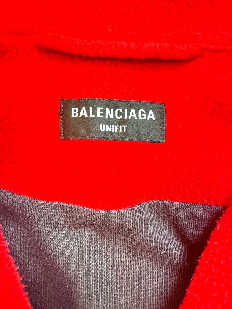 Balenciaga Balenciaga Sporty B Collection Polar Fleece Jacket with Red Size US XXS / EU 40 - 4 Thumbnail