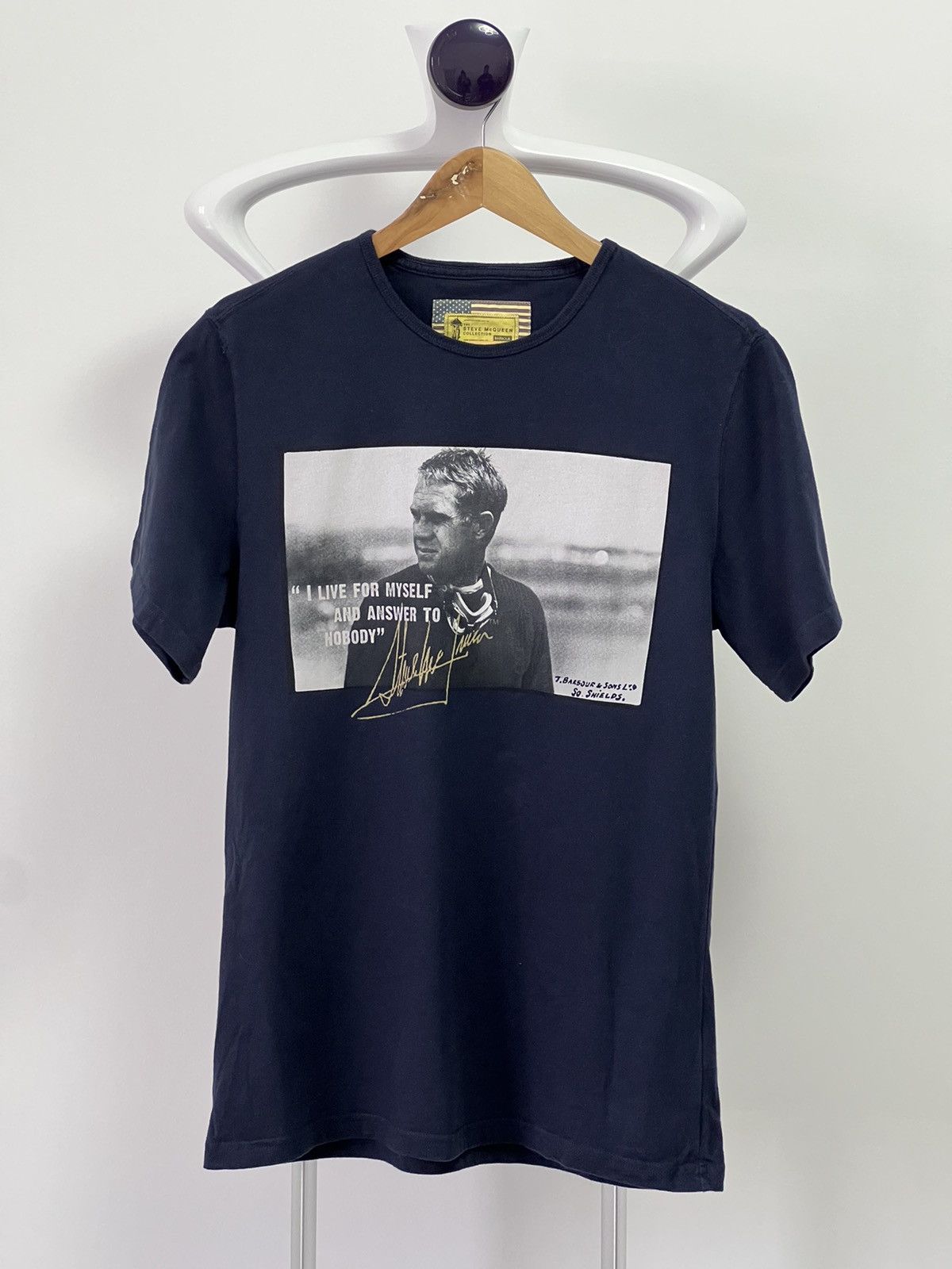 Barbour × Vintage Barbour Steve McQueen t shirt Size US M / EU 48-50 / 2 - 1 Thumbnail