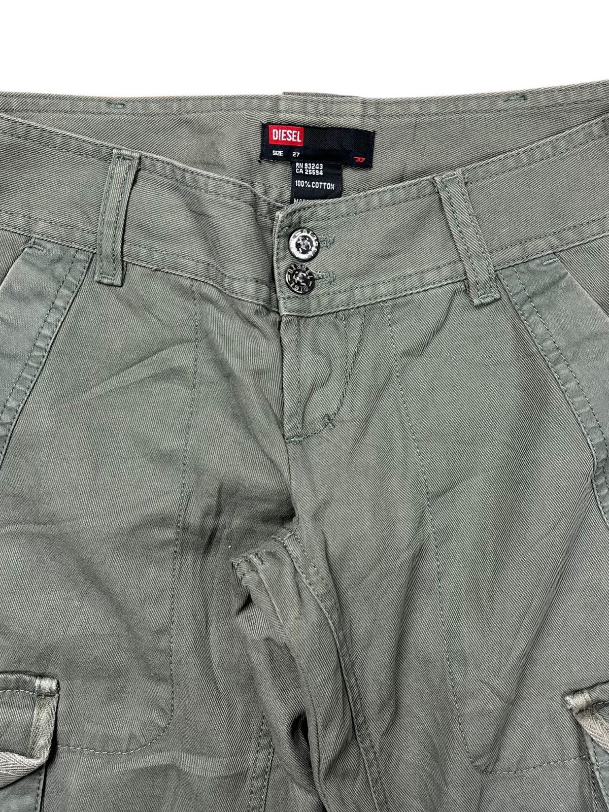 Diesel 2000s Diesel - Super Flared Parachute Cargo Pants Size US 30 / EU 46 - 5 Thumbnail