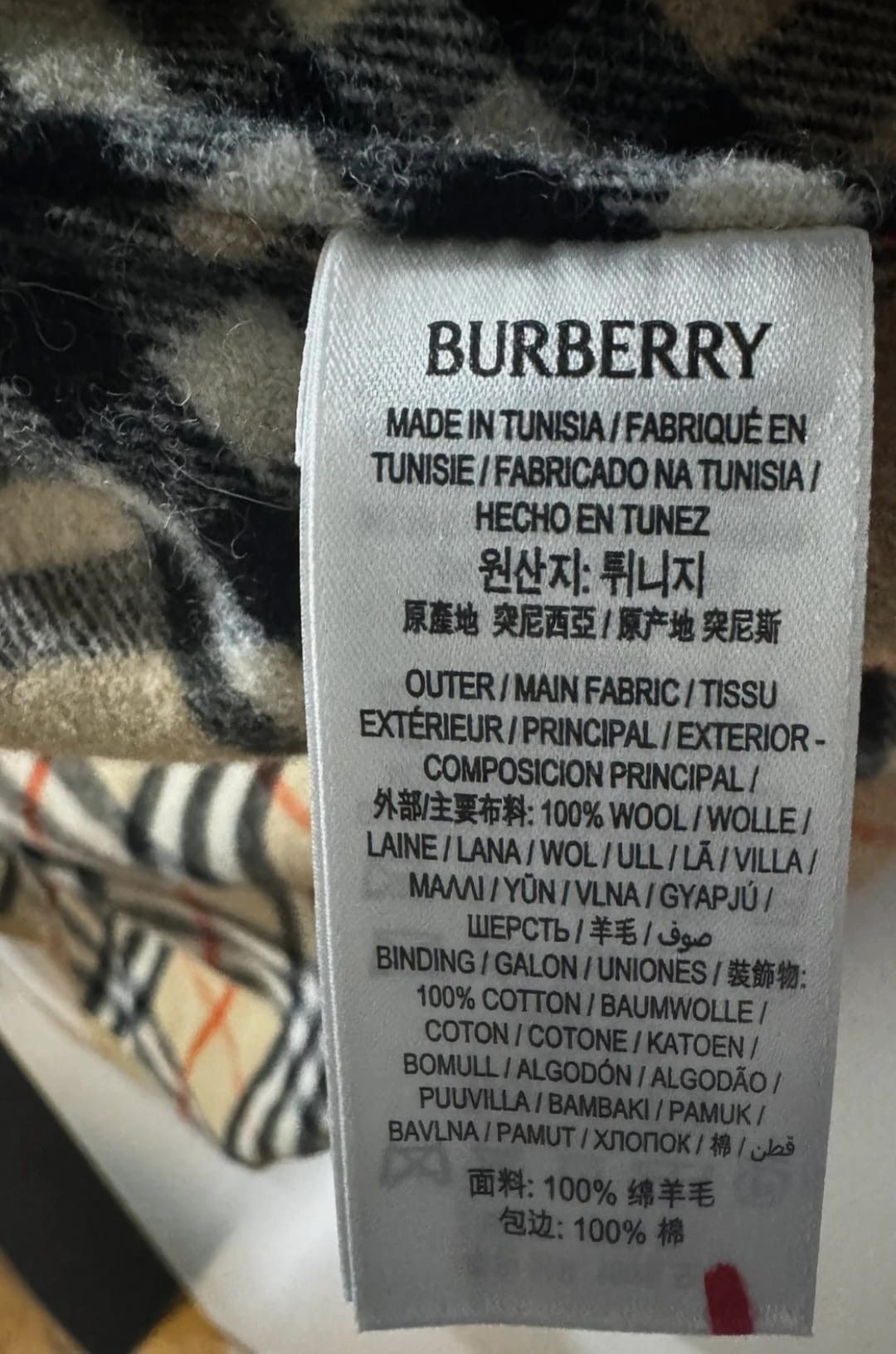 Burberry Burberry Check Wool Shirt. UK Size Large Size US M / EU 48-50 / 2 - 9 Thumbnail