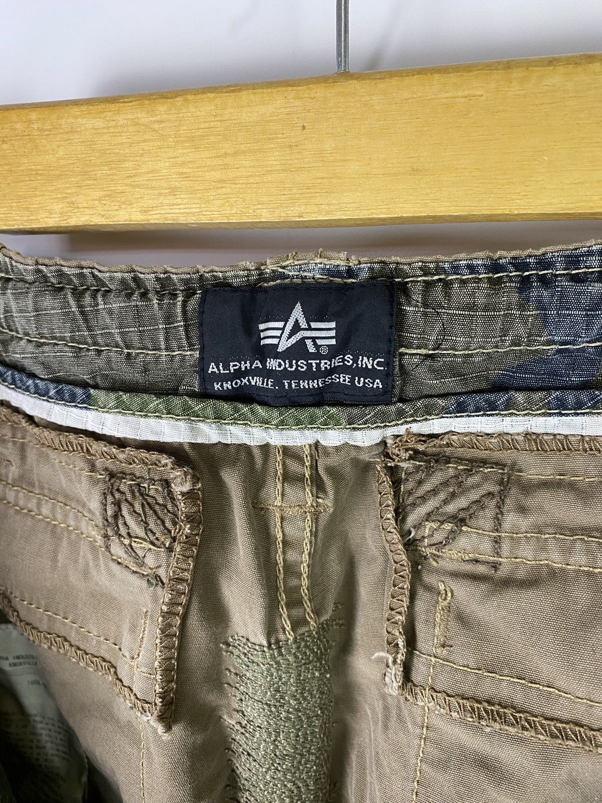 Alpha Industries Alpha industries cargo adjustable patchwork pant Size US 33 - 5 Thumbnail