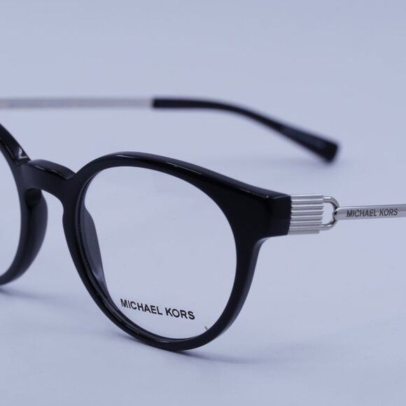 Michael Kors Michael Kors MK4048 3163 Kea Eyeglasses Black/Silver 51mm Size ONE SIZE - 5 Thumbnail