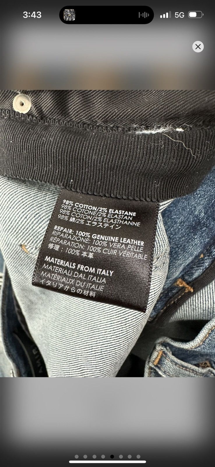 Amiri Amiri Denim Size US 33 - 5 Thumbnail