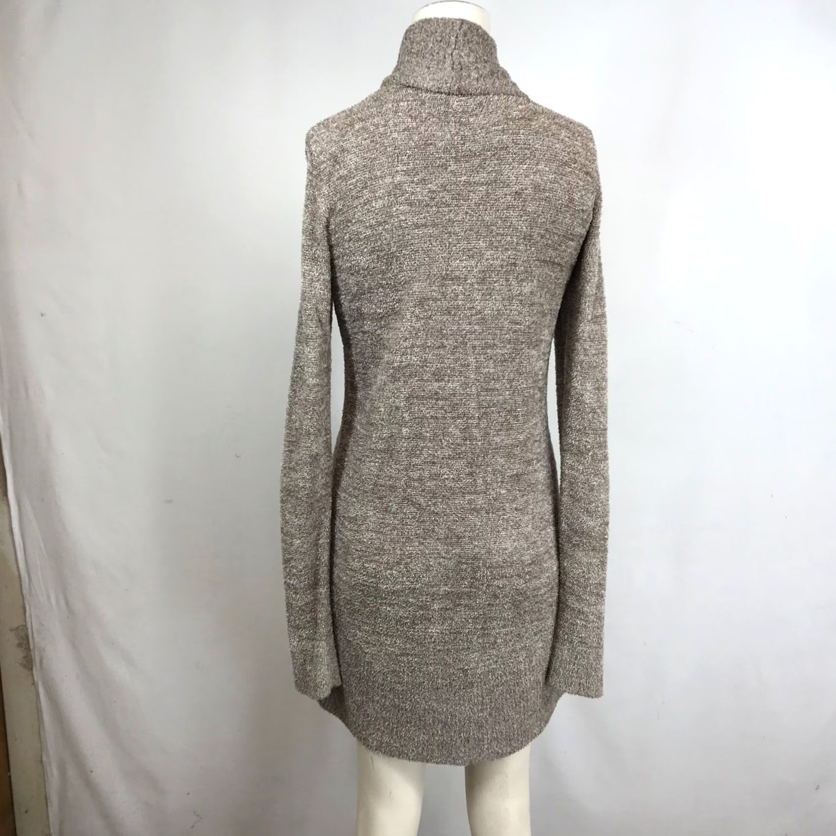 Vintage Barefoot Dreams Cardigan Duster Cozy Chic Lite Open-Knit Pockets Shawl Collar Long Sleeve XS S Beige Womens Casual Fall Winter Knit Open Size XS / US 0-2 / IT 36-38 - 5 Thumbnail