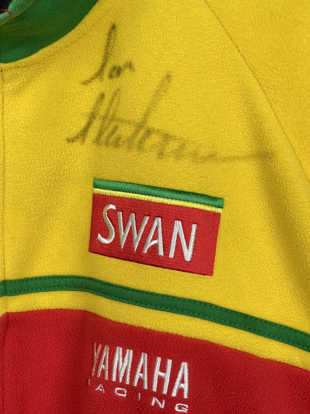 Yamaha Yamaha Swan Autograph Ian Hutchinson Moto GP Racing Jacket Size US XL / EU 56 / 4 - 7 Thumbnail