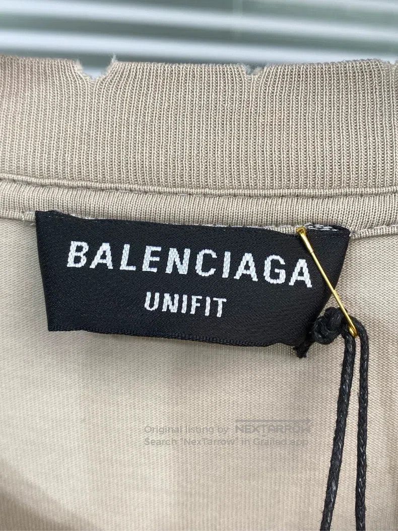Balenciaga Balenciaga Short-sleeved T-shirt with double B mosaic, let Size US S / EU 44-46 / 1 - 6 Thumbnail