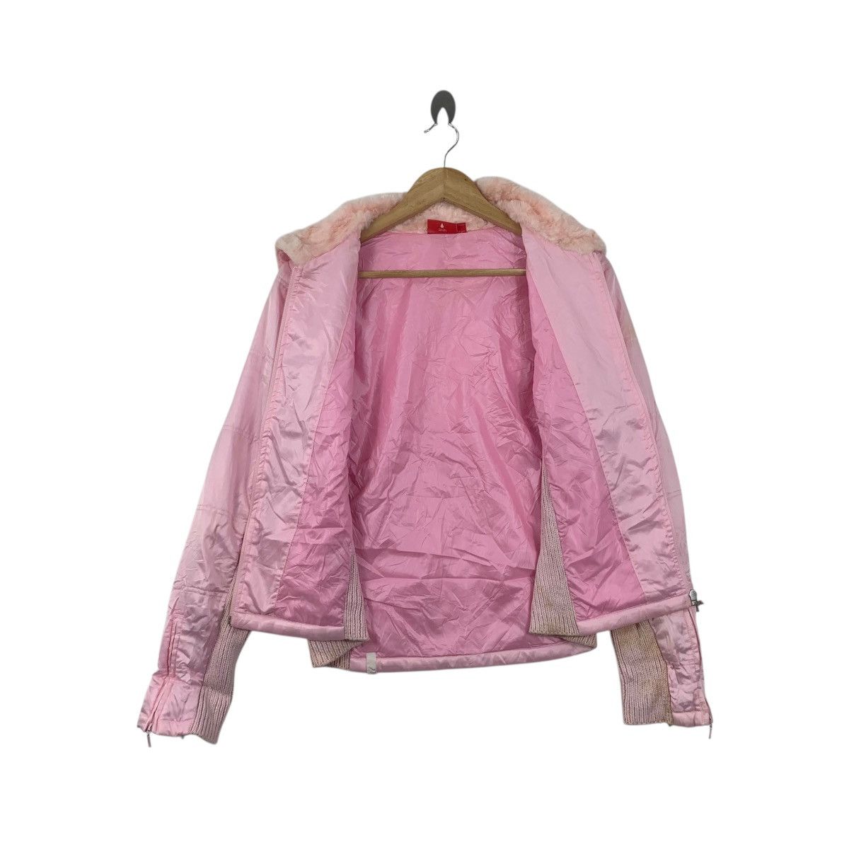 Puma PUMA x JASPO JAPAN Light Puffer Pink Faux Fur Jacket Outdoor Size L / US 10 / IT 46 - 6 Thumbnail