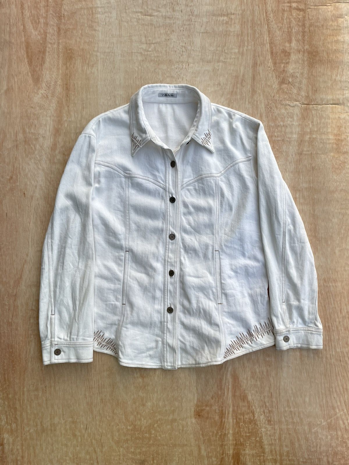 image of Archival Clothing x Vintage Ville D'azur in White, Men's (Size Medium)